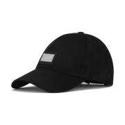 Dolce & Gabbana Svart Logo Plaque Fem-Panel Hat Black, Herr