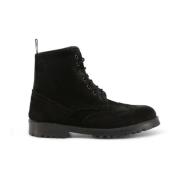 Duca di Morrone Mocka Ankelboots för Män Black, Herr