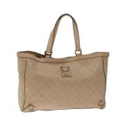 Gucci Vintage Pre-owned Canvas gucci-vskor Beige, Dam