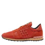 Valentino Vintage Pre-owned Laeder sneakers Orange, Herr