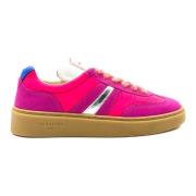 Serafini Fuchsia Court Sneakers Pink, Dam