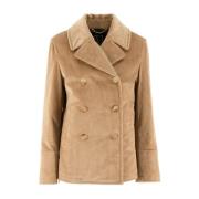 Sealup Ribbed Classic Coat Beige, Dam