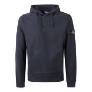 Stone Island Avslappnad Hoodie Blue, Herr