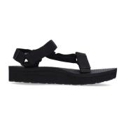 Teva Svart dammsandal med justerbara remmar Black, Dam