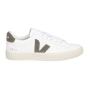 Veja Stiliga Khaki Sneakers för Män White, Herr