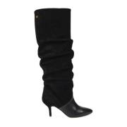 FABIENNE CHAPOT Svart spetsig stiletto boot Black, Dam