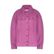 FABIENNE CHAPOT Daniela Denim Jacka Purple, Dam