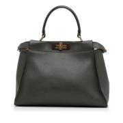 Fendi Vintage Pre-owned Laeder handvskor Black, Dam