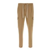 PT Torino Stretch Viscose Blend Joggers Brown, Herr