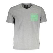 Plein Sport Kortärmad Logo Print T-shirt Grå Gray, Herr