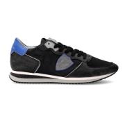 Philippe Model Vintage Style Running Sneakers Svart Blå Black, Herr