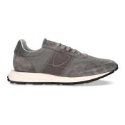 Philippe Model Vintage Running Sneakers Anthracite Gray, Herr