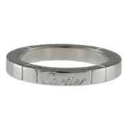 Cartier Vintage Pre-owned Vitt guld ringar Gray, Dam