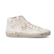 Philippe Model Vintage High Top Sneakers Vit White, Herr