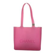 Chanel Vintage Pre-owned Plast totevskor Pink, Dam