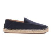 Boss Goatskin Espadrillas med Non-Slip Sole Blue, Herr