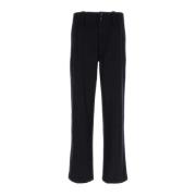 Giorgio Armani Midnight Blue Wool Pants Blue, Herr