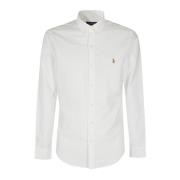 Ralph Lauren Slim Oxford Skjorta White, Herr