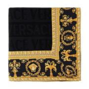 Versace Barock Broderad Ull Silke Filt Multicolor, Unisex