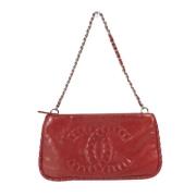 Chanel Vintage Pre-owned Laeder chanel-vskor Red, Dam