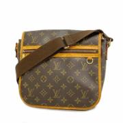 Louis Vuitton Vintage Pre-owned Tyg axelremsvskor Brown, Dam