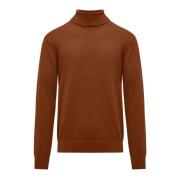 BomBoogie Mjuk Turtleneck Sweater Brown, Herr