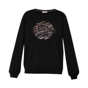 Liu Jo Sweatshirt med ädelstenar Black, Dam