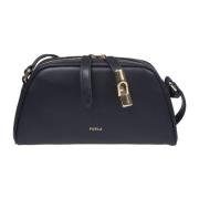 Furla Svart Goccia Axelväska Black, Dam