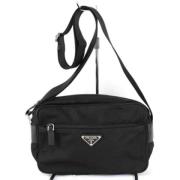 Prada Vintage Pre-owned Tyg prada-vskor Black, Dam