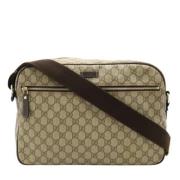 Gucci Vintage Pre-owned Canvas gucci-vskor Beige, Dam