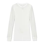 Rick Owens Lång T-shirt White, Herr