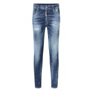 Dsquared2 Heritage Rammendo Biker Jeans Blue, Herr