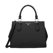 Michael Kors Svart Satchel Väska Black, Dam