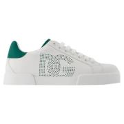 Dolce & Gabbana Laeder sneakers White, Dam