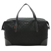 Gucci Vintage Pre-owned Canvas resvskor Black, Dam