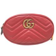 Gucci Vintage Pre-owned Laeder gucci-vskor Red, Dam