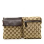 Gucci Vintage Pre-owned Canvas gucci-vskor Beige, Dam