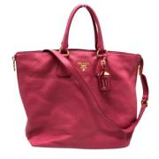 Prada Vintage Pre-owned Laeder prada-vskor Red, Dam