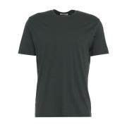 Stefan Brandt Merino Jersey Crew Neck T-shirt Green, Herr