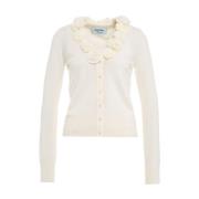 Blugirl Ros Cardigan med framapplikationer White, Dam