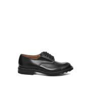 Tricker's Svarta Lace-up Derby Skor Black, Herr