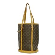 Louis Vuitton Vintage Pre-owned Tyg totevskor Brown, Dam