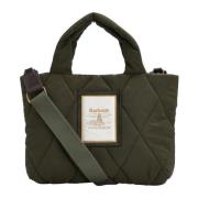 Barbour Quiltad Mini Toteväska Green, Dam