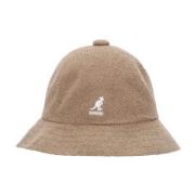 Kangol Casual Oat Bucket Hat Bermuda Stil Beige, Herr