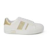 Armani Exchange Guld Plain Sneakers för Kvinnor Yellow, Dam