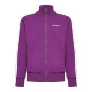 Palm Angels Lila Track Jacket med Logo Purple, Herr