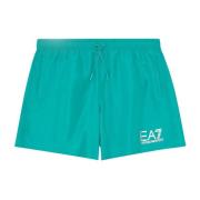 Emporio Armani EA7 Herr badshorts Stiliga och bekväma Blue, Herr