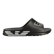 Emporio Armani EA7 Sliders Black, Herr