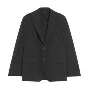 Max Mara Weekend Klassisk Erik Blazer Jacka Black, Dam