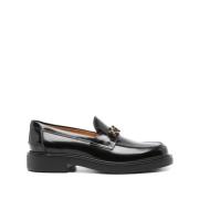 Tod's Svart Kalvläder Band Slip-On Skor Black, Dam